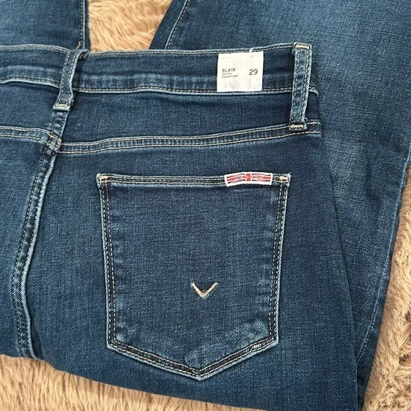 5/$25!! Hudson Jeans Blair High Rise Waist Straight Crop - Womens - Picture 5 of 8